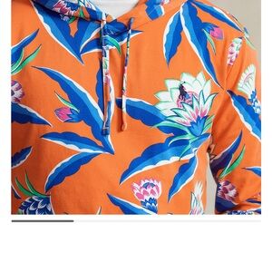 Polo by Ralph Lauren Orange Floral Hoodie